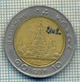 8020 MONEDA- TAILANDA - 10 BAHT -anul ? -starea ce se vede, America Centrala si de Sud