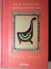 Cronicile Familiei Kane 2 Tronul De Foc - Rick Riordan ,388583 foto