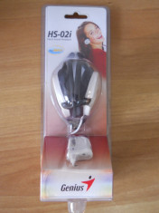 Casti cu microfon Genius Over-Ear HS-02I Noi. foto