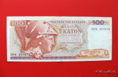 GRECIA - 100 Drachmai 1978 foto