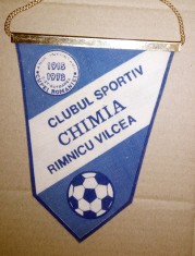 FANION FOTBAL - CS CHIMIA RAMNICU VALCEA 1915 -1973