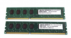 Memorie RAM DDR3 4GB 2x2 GB 1333MHz Garantie 12 Luni foto