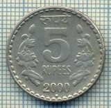 8127 MONEDA- INDIA - 5 RUPEES -anul 2000 -starea ce se vede, Asia