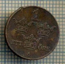 8138 MONEDA- SUEDIA - 1 ORE -anul 1913 -starea ce se vede foto