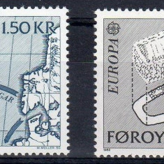 Insulele Feroe 1982 - Europa ,cat.nr.64-5 neuzat,perfecta stare(z)