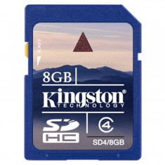 Card memorie Kingston SDHC 8GB Clasa 4 foto