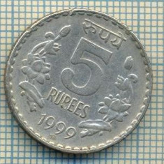 8129 MONEDA- INDIA - 5 RUPEES -anul 1999 -starea ce se vede