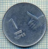 8114 MONEDA- INDIA - 1 RUPEE -anul 2009 -starea ce se vede, Asia