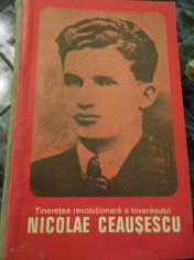 Tineretea revolutionara a tovarasului Nicolae Ceausescu foto