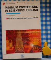 Minimum Competence in Scientific English Sue Blattes foto