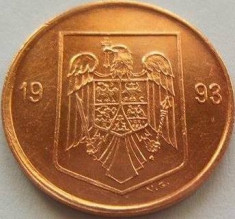 Moneda 1 Leu - ROMANIA, anul 1993 *cod 3641 foto