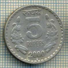 8130 MONEDA- INDIA - 5 RUPEES -anul 2000 -starea ce se vede