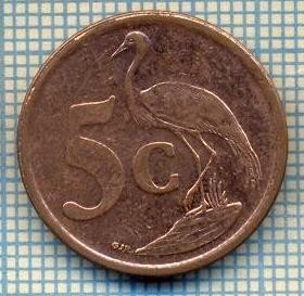 8160 MONEDA- AFRICA DE SUD - 5 CENTS -anul 2008 -starea ce se vede foto