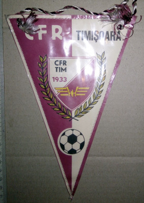 FANION FOTBAL - CS CFR TIMISOARA foto