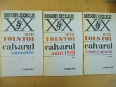 Calvarul 3 volume Alexei Tolstoi Bucuresti 1987 foto