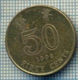 8278 MONEDA- HONG KONG - 50 CENTS -anul 1998 -starea ce se vede, Africa