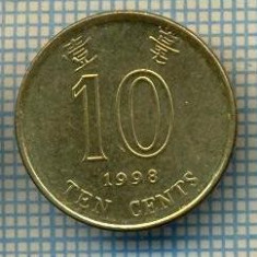8314 MONEDA- HONG KONG - 10 CENTS -anul 1998 -starea ce se vede