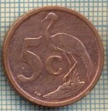 8203 MONEDA- AFRICA DE SUD - 5 CENTS -anul 2007 -starea ce se vede