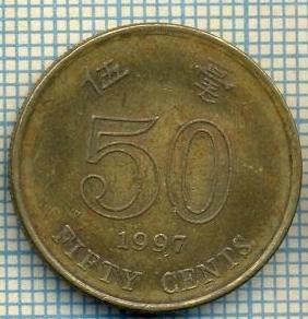 8283 MONEDA- HONG KONG - 50 CENTS -anul 1997 -starea ce se vede