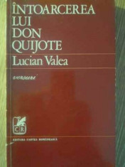 Intoarcerea Lui Don Quijote Versuri Princeps (cu Dedicatia Au - Lucian Valea ,389144 foto