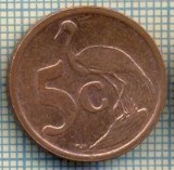 8195 MONEDA- AFRICA DE SUD - 5 CENTS -anul 2006 -starea ce se vede