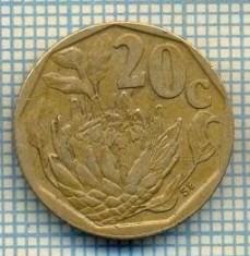 8267 MONEDA- AFRICA DE SUD - 20 CENTS -anul 1994 -starea ce se vede