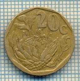 8267 MONEDA- AFRICA DE SUD - 20 CENTS -anul 1994 -starea ce se vede