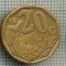 8252 MONEDA- AFRICA DE SUD - 20 CENTS -anul 2007 -starea ce se vede