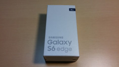 SAMSUNG G925F GALAXY S6 EDGE BLACK / NEGRU SIGILATE !! GARANTIE 2 ANI !! foto