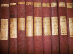 CODUL CIVIL ADNOTAT , C. Hamangiu, 9 volume foto