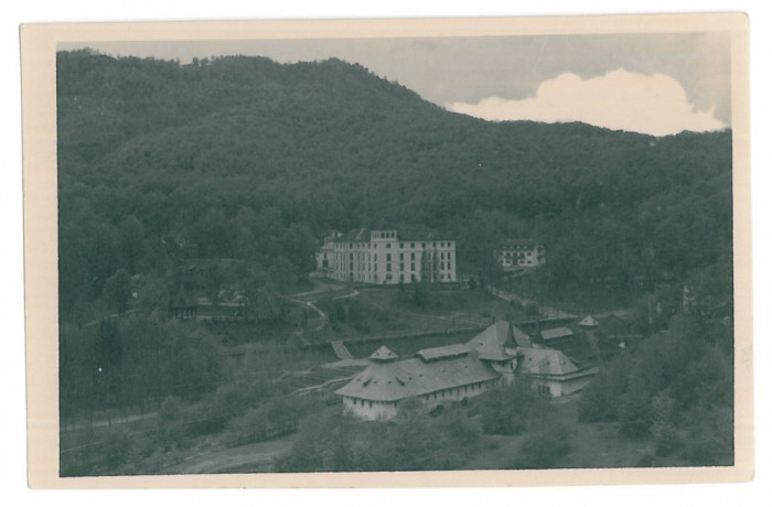 3659 - OLANESTI, Valcea, Panorama - old postcard, real PHOTO - unused