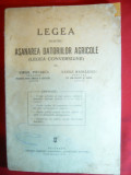 V.Potarca si V.Radulescu -Lege Asanarea Datoriilor Agricole (Conversiunilor)1932