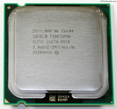 PROCESOR Dual Core E6600 3.0 GHZ 64 Bit 2 MB CACHE 1066 Mhz FSB foto