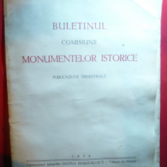 Buletinul Comisiunii Monumentelor Istorice iul.-sept.1938 , ilustratii