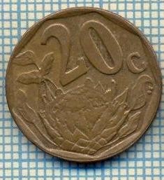 8247 MONEDA- AFRICA DE SUD - 20 CENTS -anul 2007 -starea ce se vede foto
