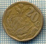 8254 MONEDA- AFRICA DE SUD - 20 CENTS -anul 1993 -starea ce se vede