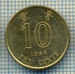 8315 MONEDA- HONG KONG - 10 CENTS -anul 1998 -starea ce se vede foto