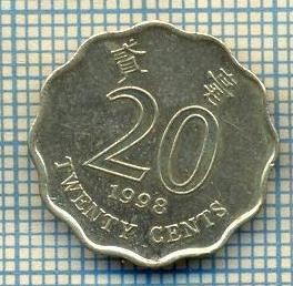 8306 MONEDA- HONG KONG - 20 CENTS -anul 1998 -starea ce se vede