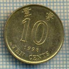 8319 MONEDA- HONG KONG - 10 CENTS -anul 1998 -starea ce se vede