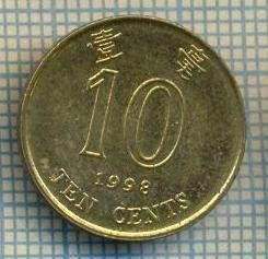 8319 MONEDA- HONG KONG - 10 CENTS -anul 1998 -starea ce se vede