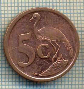 8171 MONEDA- AFRICA DE SUD - 5 CENTS -anul 2007 -starea ce se vede