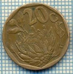 8265 MONEDA- AFRICA DE SUD - 20 CENTS -anul 1993 -starea ce se vede foto