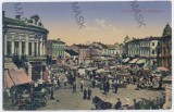 3699 - PLOIESTI, Market - old postcard - unused, Necirculata, Printata