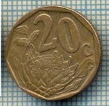 8245 MONEDA- AFRICA DE SUD - 20 CENTS -anul 2007 -starea ce se vede