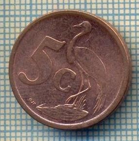 8165 MONEDA- AFRICA DE SUD - 5 CENTS -anul 2007 -starea ce se vede foto