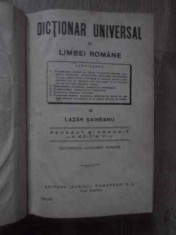 Dictionar Universal Al Limbii Romane - Lazar Saineanu ,389164 foto
