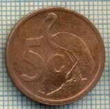 8187 MONEDA- AFRICA DE SUD - 5 CENTS -anul 2007 -starea ce se vede