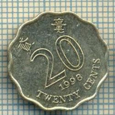 8300 MONEDA- HONG KONG - 20 CENTS -anul 1998 -starea ce se vede