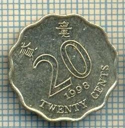 8300 MONEDA- HONG KONG - 20 CENTS -anul 1998 -starea ce se vede