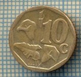 8222 MONEDA- AFRICA DE SUD - 10 CENTS -anul 2008 -starea ce se vede